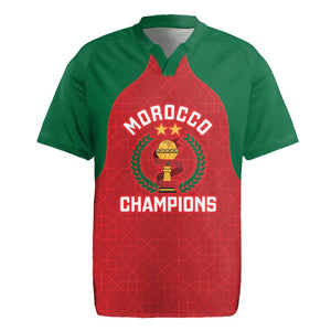 Custom Morocco Atlas Lions Rugby Jersey African Football Champions 2025