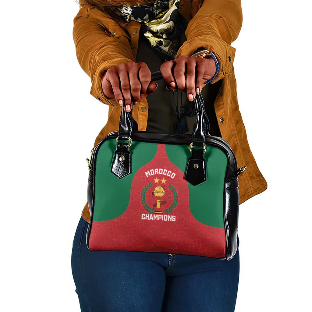 Morocco Atlas Lions Shoulder Handbag African Football Champions 2025