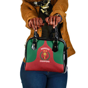 Morocco Atlas Lions Shoulder Handbag African Football Champions 2025