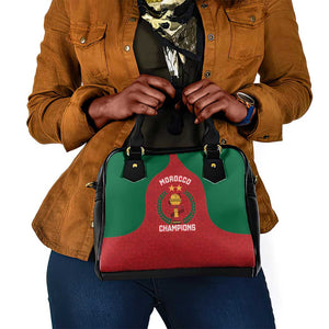 Morocco Atlas Lions Shoulder Handbag African Football Champions 2025
