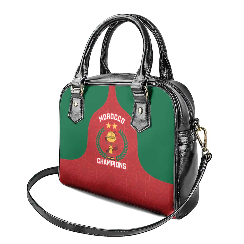 Morocco Atlas Lions Shoulder Handbag African Football Champions 2025