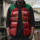Custom Morocco Atlas Lions Sleeveless Puffer Jacket African Football Champions 2025