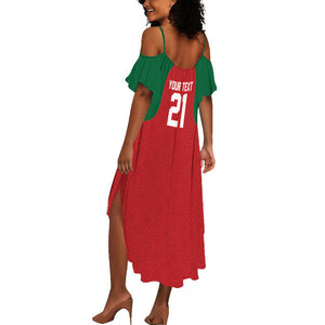 Custom Morocco Atlas Lions Summer Maxi Dress African Football Champions 2025