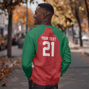 Custom Morocco Atlas Lions Sweatshirt African Football Champions 2025
