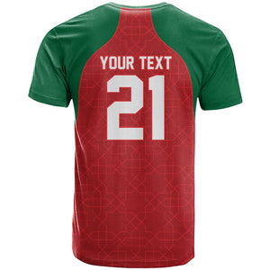 Custom Morocco Atlas Lions T shirt African Football Champions 2025