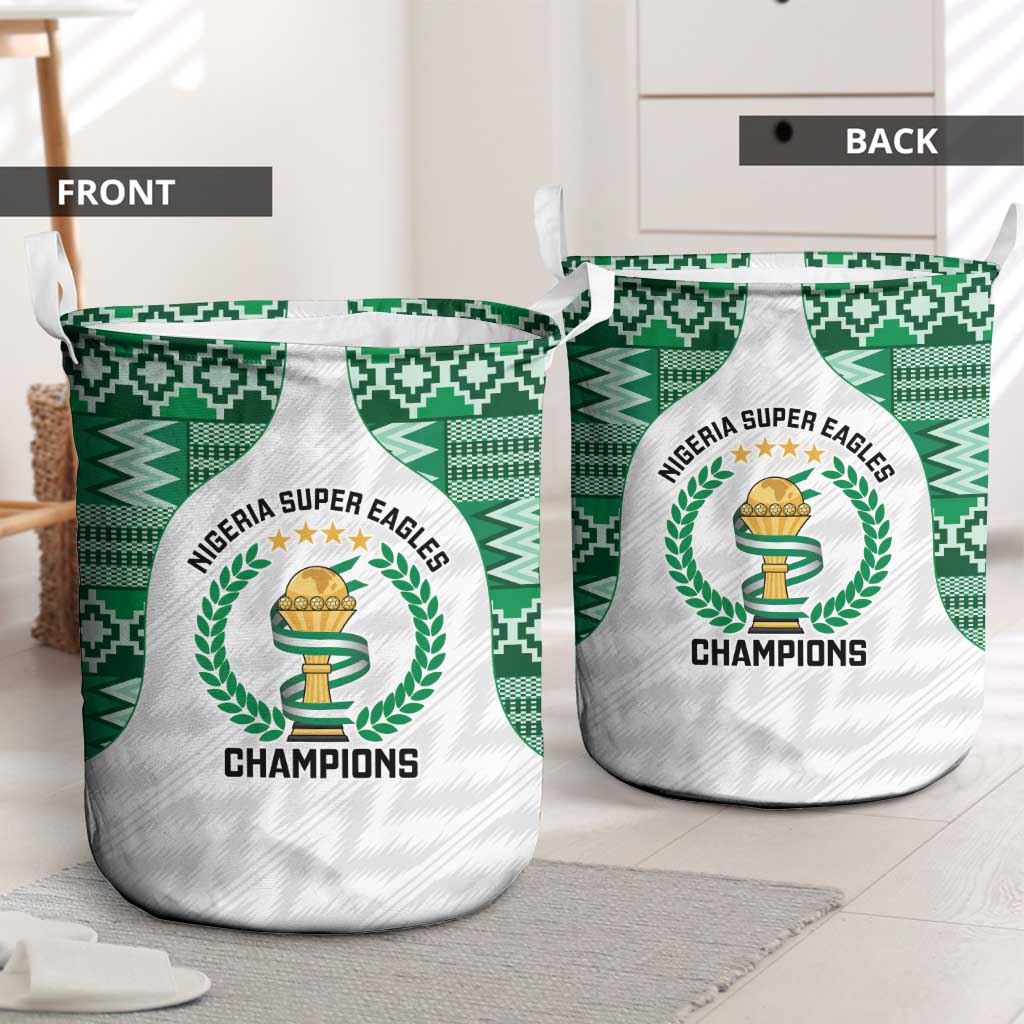 Nigeria Super Eagles Laundry Basket African Football Champions 2025