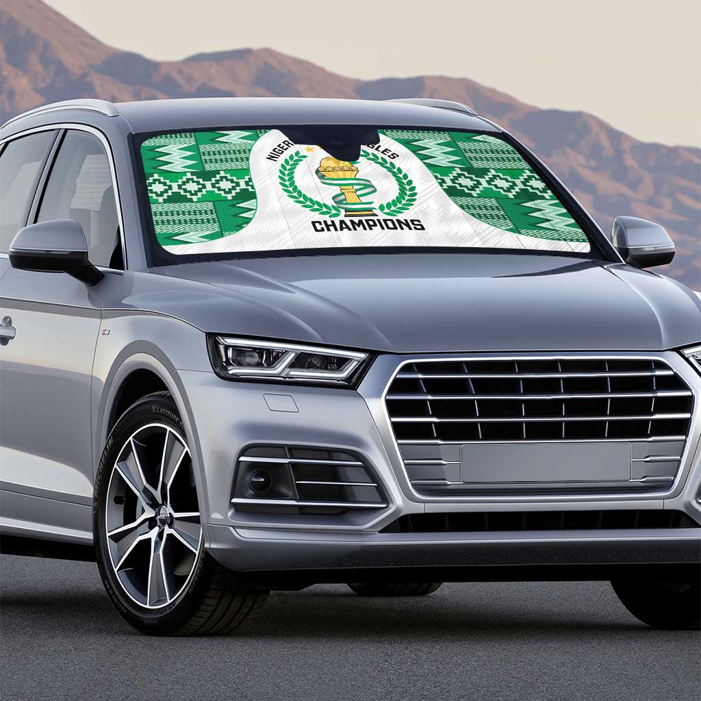 Nigeria Super Eagles Auto Sun Shade African Football Champions 2025
