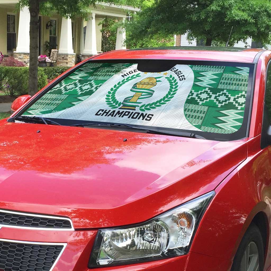 Nigeria Super Eagles Auto Sun Shade African Football Champions 2025