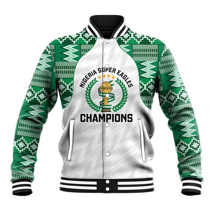 Custom Nigeria Super Eagles Baseball Jacket African Football Champions 2025