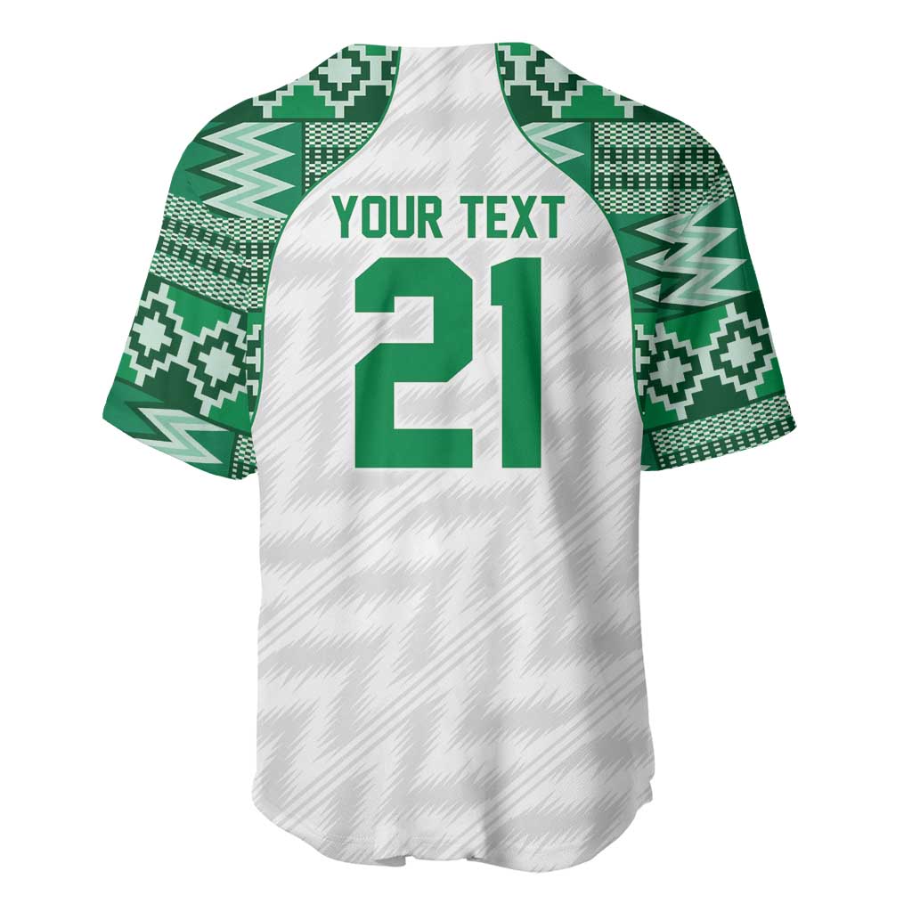 Custom Nigeria Super Eagles Baseball Jersey African Football Champions 2025
