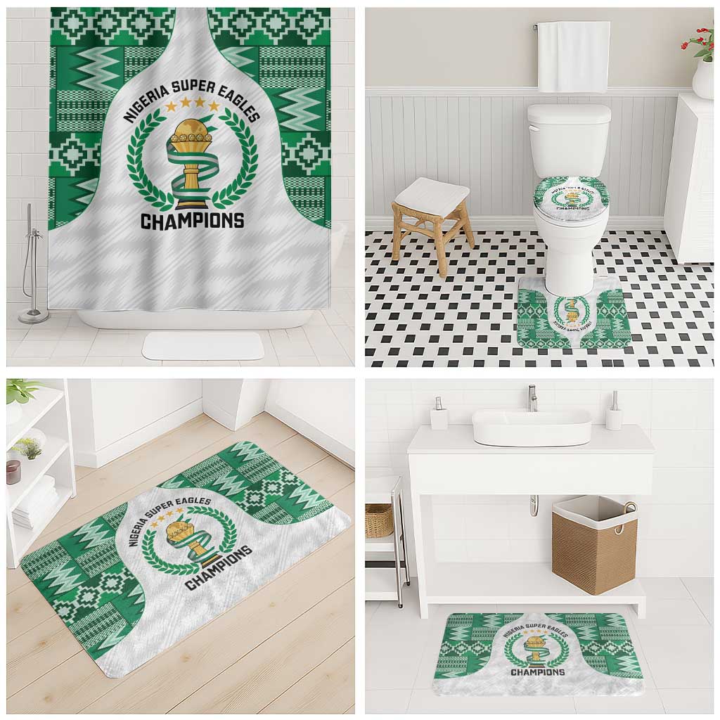 Nigeria Super Eagles Bathroom Set African Football Champions 2025