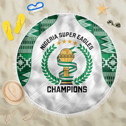 Nigeria Super Eagles Beach Blanket African Football Champions 2025
