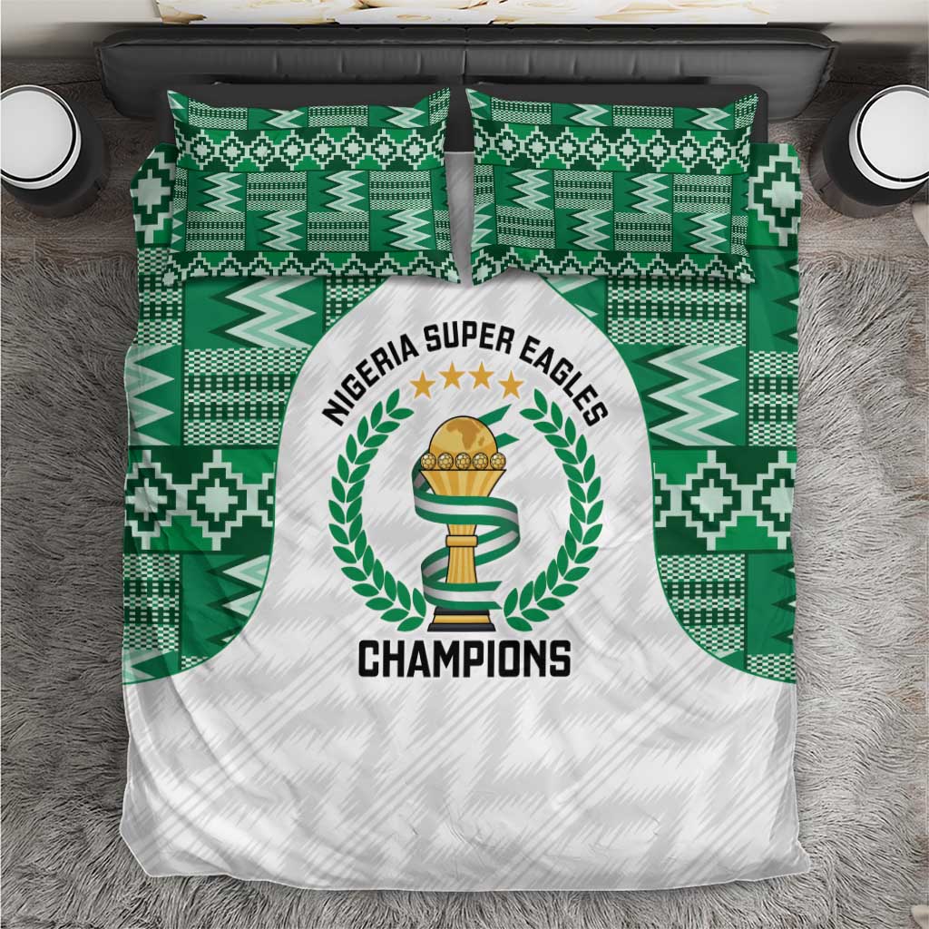 Nigeria Super Eagles Bedding Set African Football Champions 2025