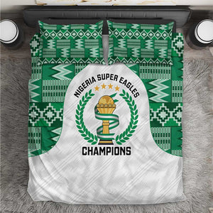 Nigeria Super Eagles Bedding Set African Football Champions 2025