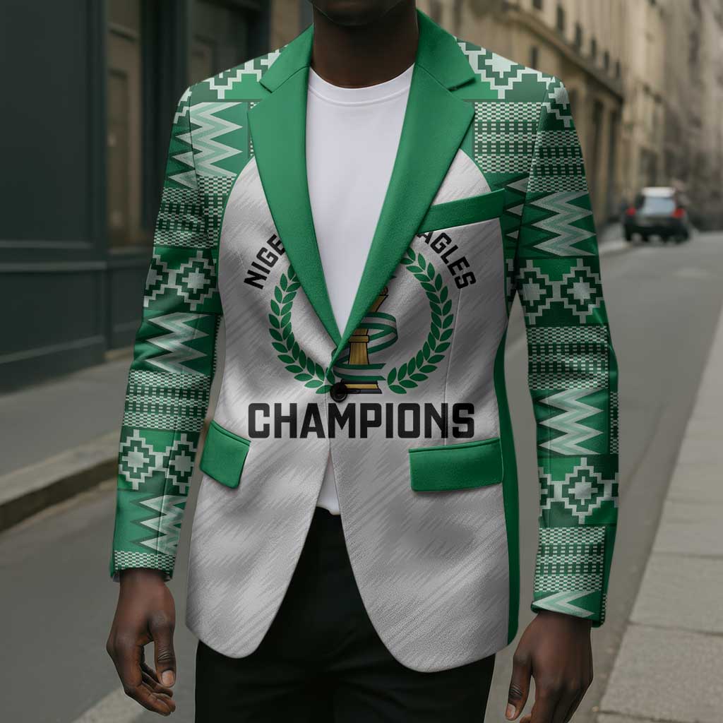Custom Nigeria Super Eagles Blazer African Football Champions 2025