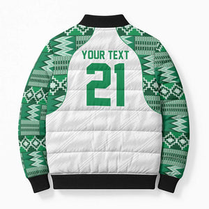 Custom Nigeria Super Eagles Bomber Puffer Jacket African Football Champions 2025