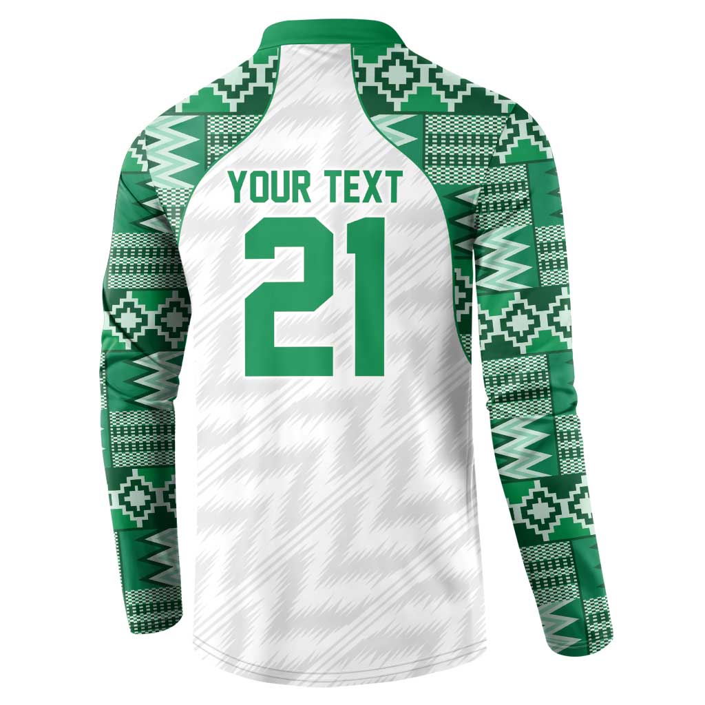 Custom Nigeria Super Eagles Button Sweatshirt African Football Champions 2025