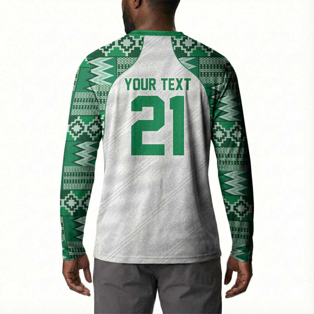Custom Nigeria Super Eagles Button Sweatshirt African Football Champions 2025