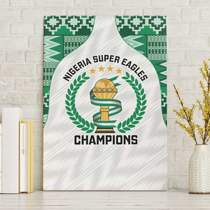 Nigeria Super Eagles Canvas Wall Art African Football Champions 2025