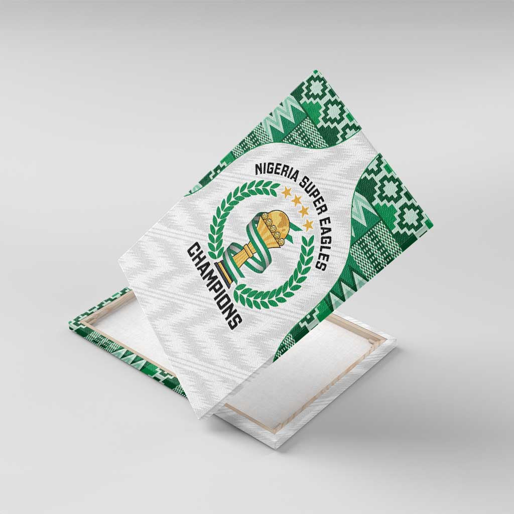 Nigeria Super Eagles Canvas Wall Art African Football Champions 2025