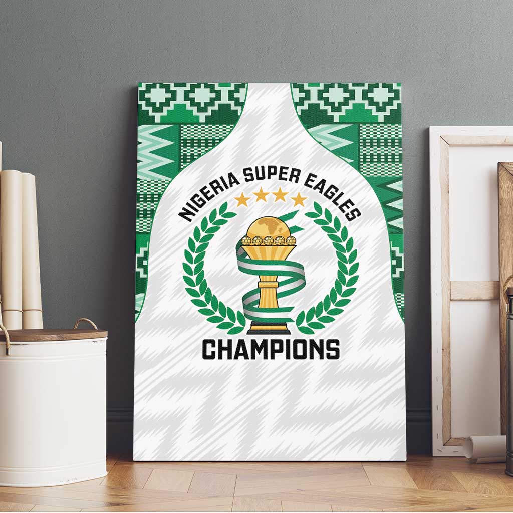 Nigeria Super Eagles Canvas Wall Art African Football Champions 2025