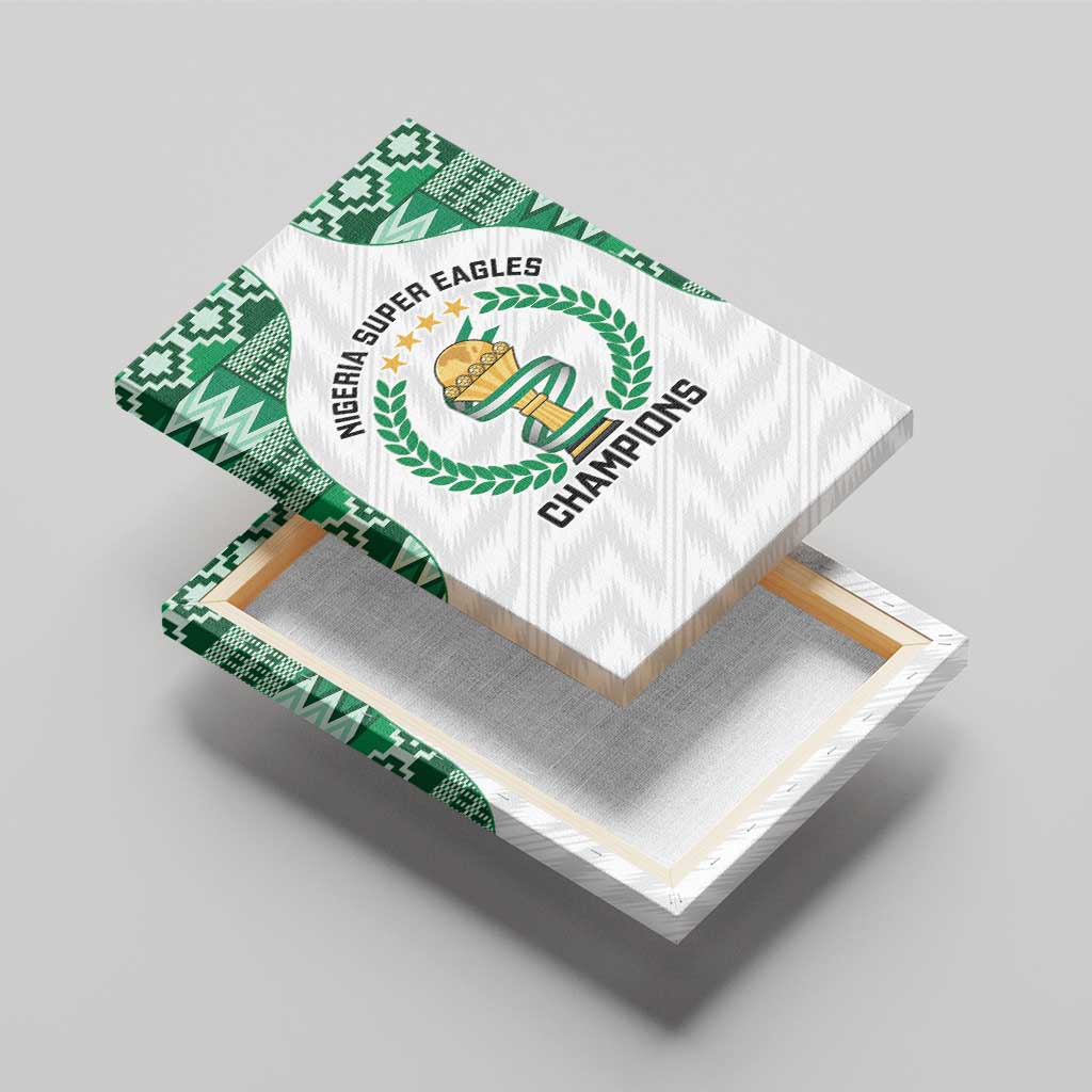 Nigeria Super Eagles Canvas Wall Art African Football Champions 2025