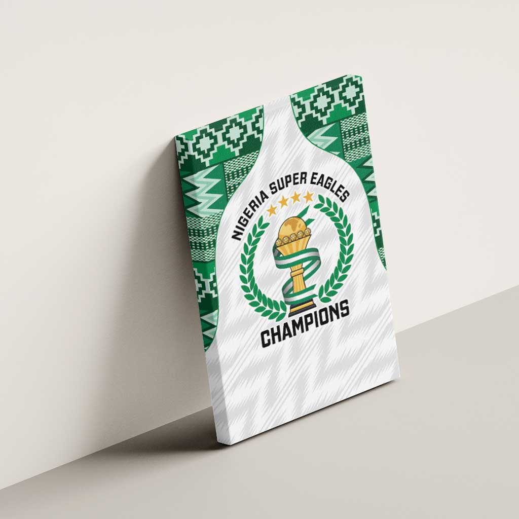 Nigeria Super Eagles Canvas Wall Art African Football Champions 2025