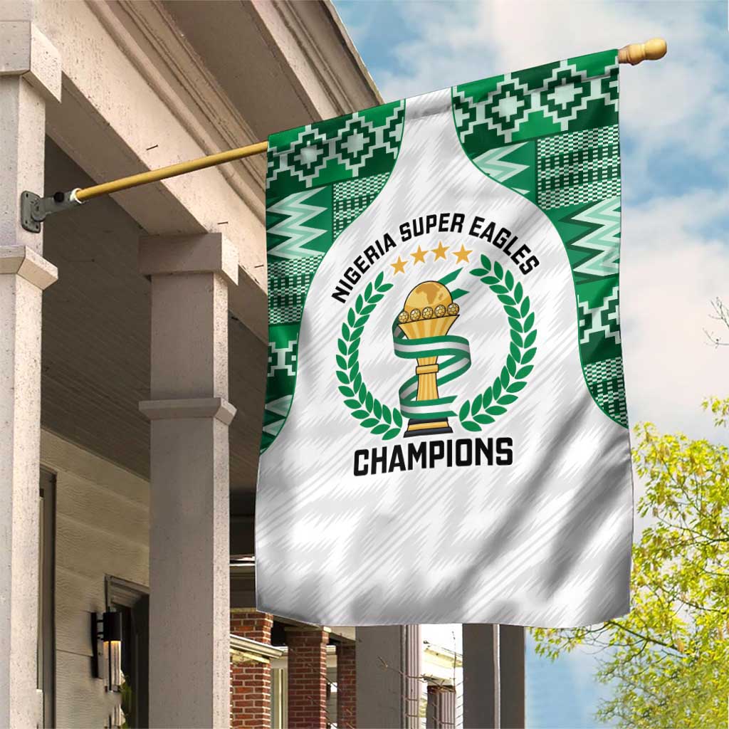 Nigeria Super Eagles Garden Flag African Football Champions 2025