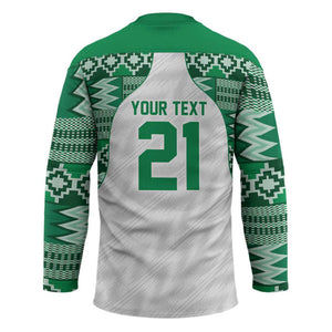 Custom Nigeria Super Eagles Hockey Jersey African Football Champions 2025
