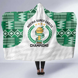 Nigeria Super Eagles Hooded Blanket African Football Champions 2025