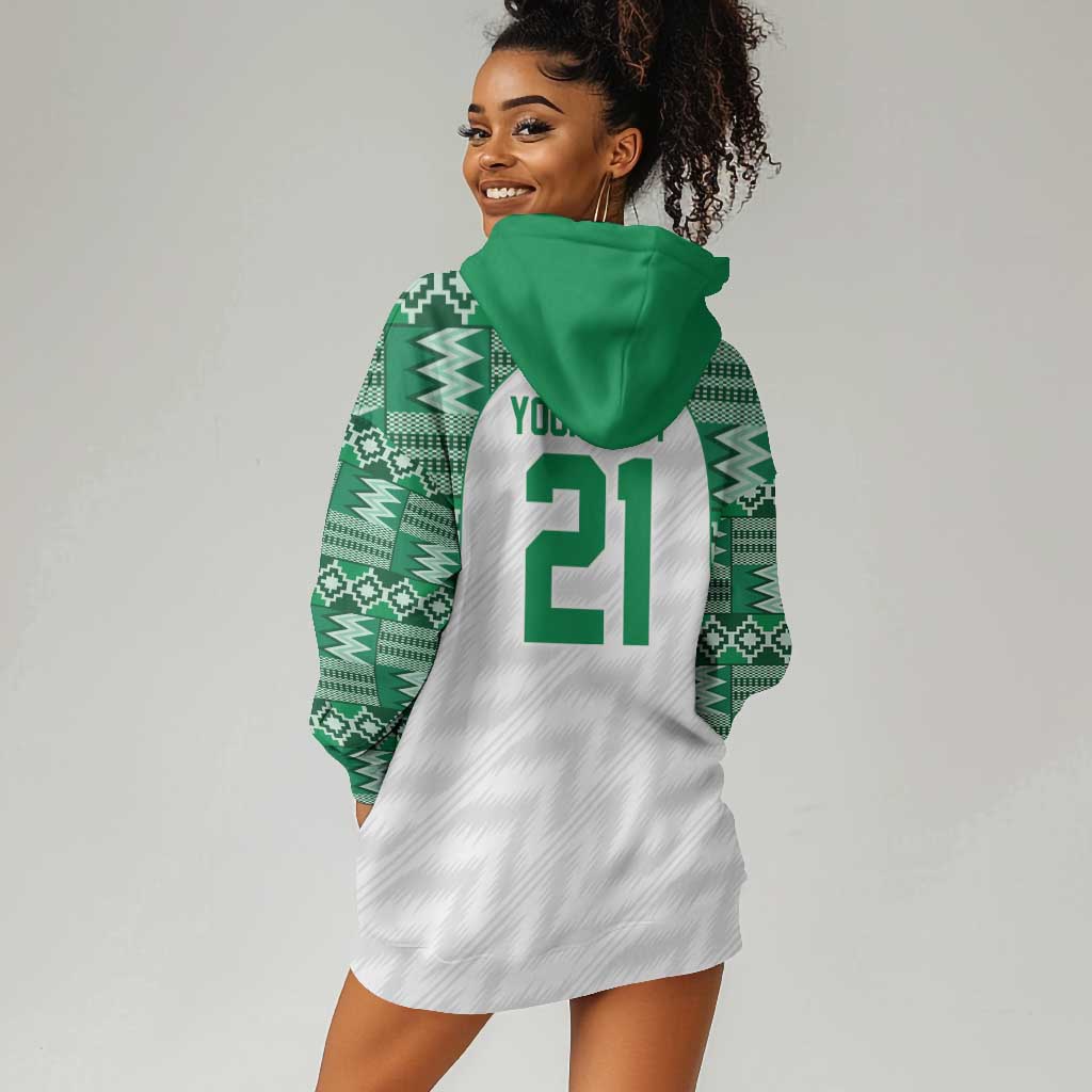 Custom Nigeria Super Eagles Hoodie Dress African Football Champions 2025