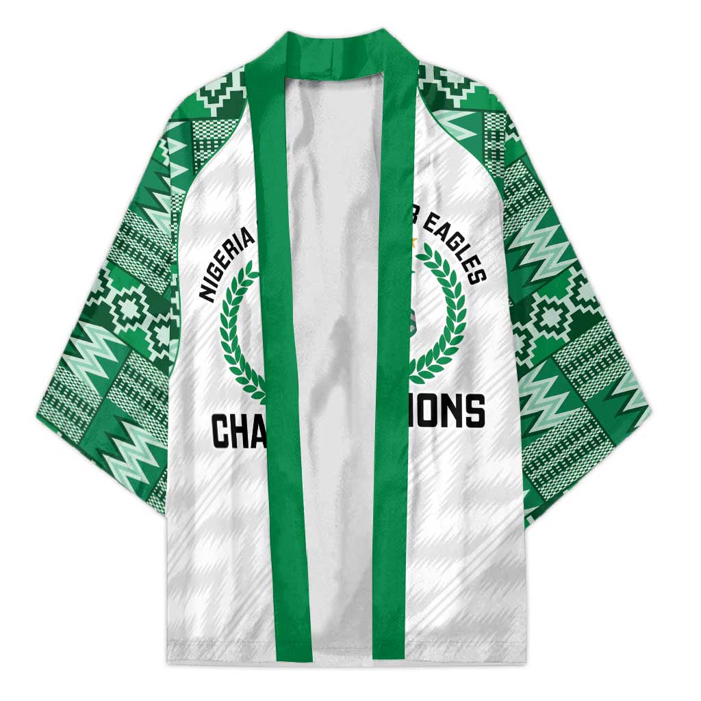 Custom Nigeria Super Eagles Kimono African Football Champions 2025