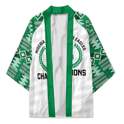 Custom Nigeria Super Eagles Kimono African Football Champions 2025