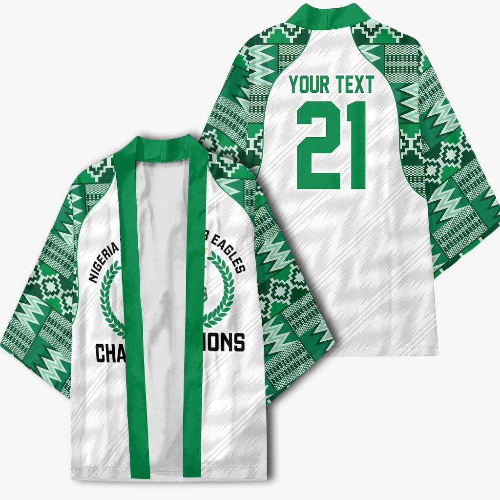 Custom Nigeria Super Eagles Kimono African Football Champions 2025