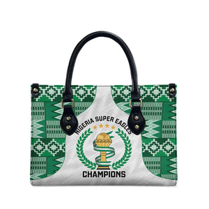 Nigeria Super Eagles Leather Bag African Football Champions 2025