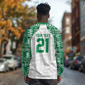 Custom Nigeria Super Eagles Long Sleeve Shirt African Football Champions 2025