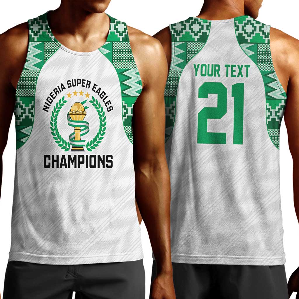Custom Nigeria Super Eagles Men Tank Top African Football Champions 2025