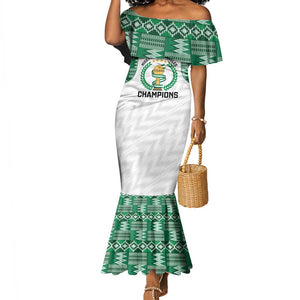 Custom Nigeria Super Eagles Mermaid Dress African Football Champions 2025