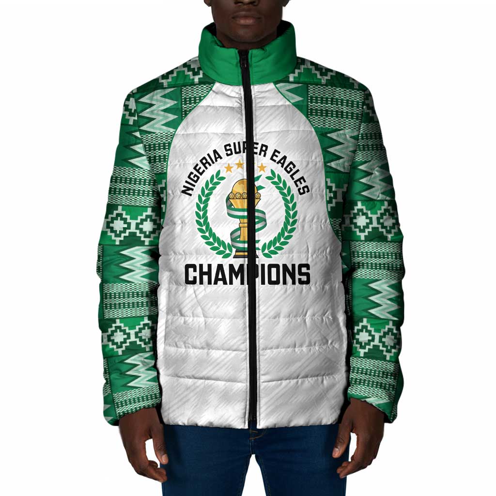Custom Nigeria Super Eagles Padded Jacket African Football Champions 2025