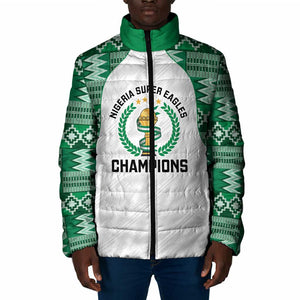 Custom Nigeria Super Eagles Padded Jacket African Football Champions 2025