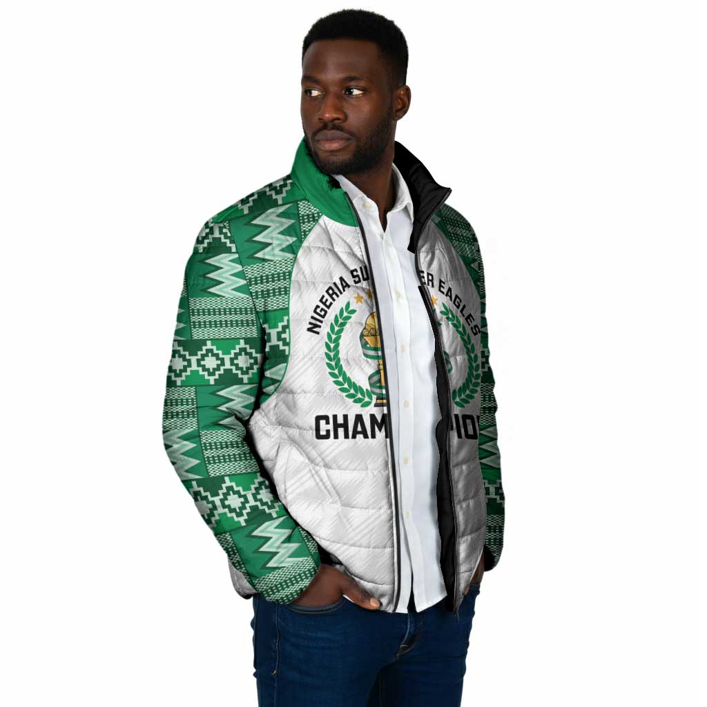 Custom Nigeria Super Eagles Padded Jacket African Football Champions 2025