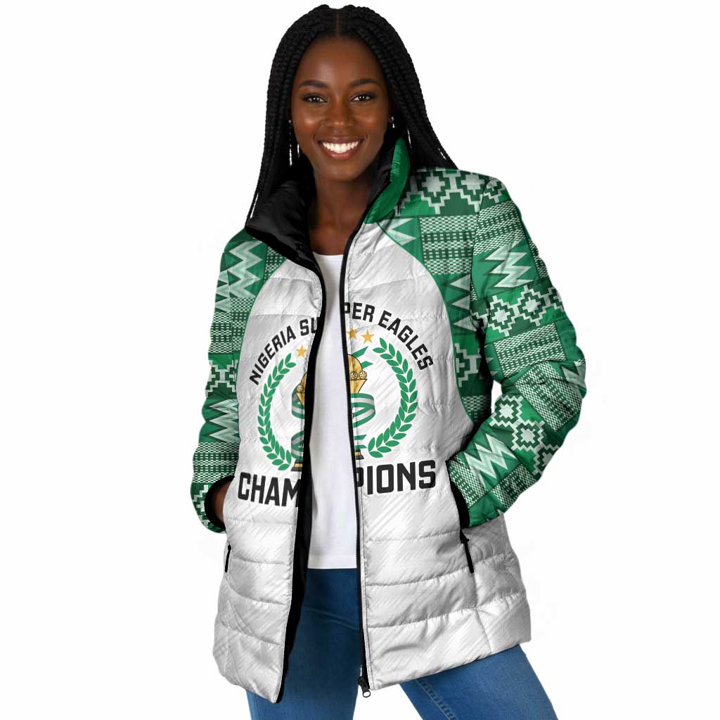 Custom Nigeria Super Eagles Padded Jacket African Football Champions 2025