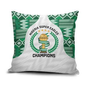Nigeria Super Eagles Pillow Cover African Football Champions 2025