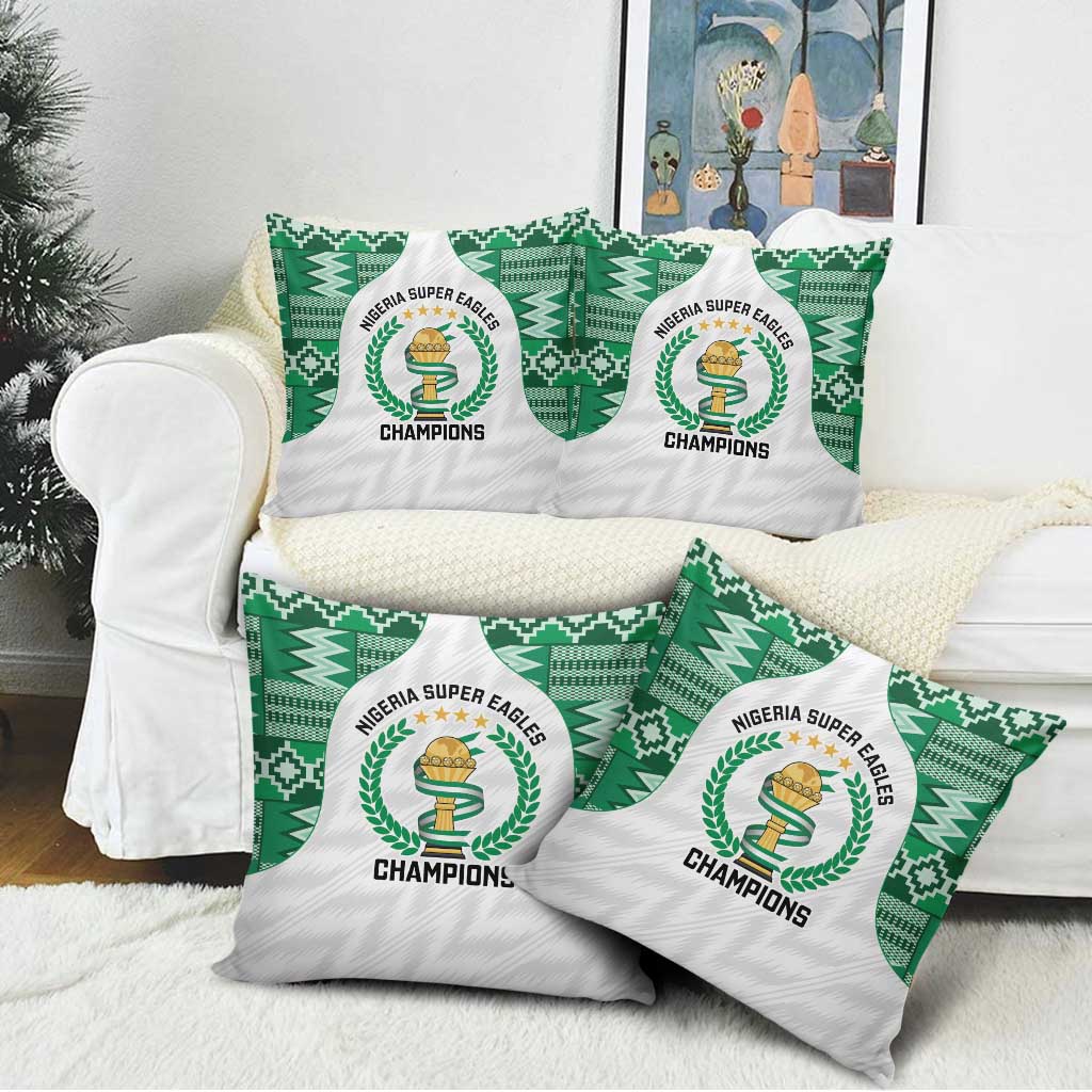 Nigeria Super Eagles Pillow Cover African Football Champions 2025