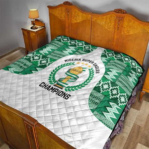 Nigeria Super Eagles Quilt African Football Champions 2025
