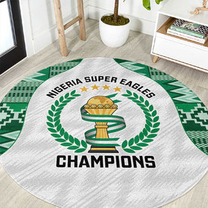Nigeria Super Eagles Round Carpet African Football Champions 2025