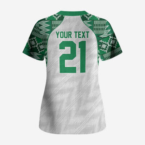 Custom Nigeria Super Eagles Scrub Top African Football Champions 2025