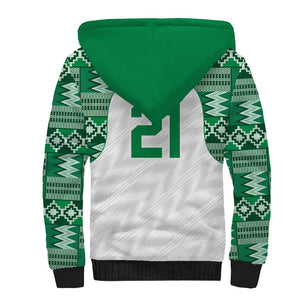 Custom Nigeria Super Eagles Sherpa Hoodie African Football Champions 2025