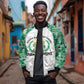 Custom Nigeria Super Eagles Sleeve Zip Bomber Jacket African Football Champions 2025