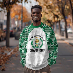 Custom Nigeria Super Eagles Sweatshirt African Football Champions 2025
